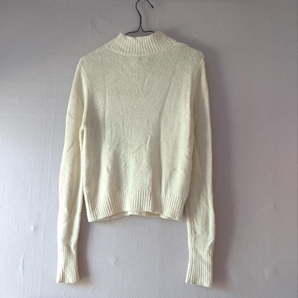 Wilfred Cream Chenille Mockneck - Picture 6 of 8